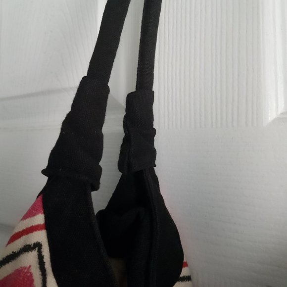 Colorful Canvas Hobo Bag - Picture 5 of 10